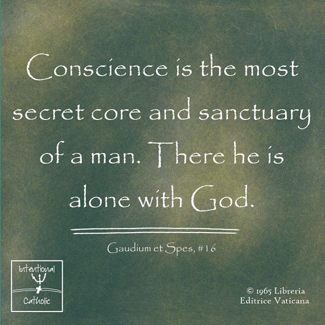 Conscience – Intentional Catholic